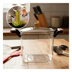 GENERICO - Olla de Borosilicato 5.0 L