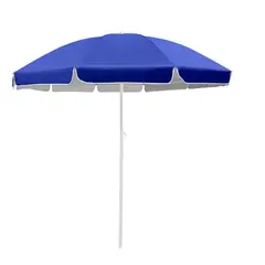 OEM - Sombrilla De Playa Camping Jardín Portátil Azul