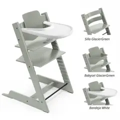 STOKKE - Pack silla Modelo TRIPP TRAPP + Babyset + Bandeja STOKKE