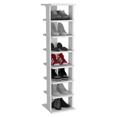 MASIVA HOME - Zapatera Bailey 7 compartimientos Blanco - Masiva Home