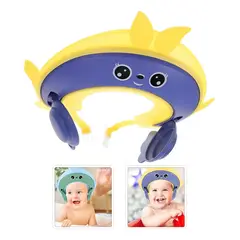 GENERICO - Gorro baño ducha  PREMIUM BEBE-protector de ojos y orejas/tamaño regulable