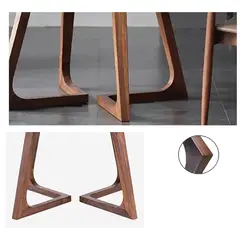 GENERICO - Mesa redonda de Comedor, Dausty 1.00 mtr. Acabado poliuretano mate