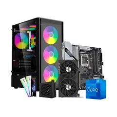 GIGABYTE - PC Gamer Core i7-12700F - NVIDIA RTX 4060 Ti 16GB - 16GB RAM RGB - 1TB SSD Gen4 - Wi-Fi