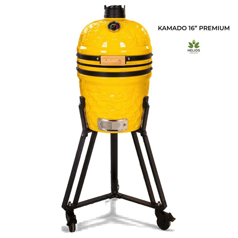 Kamado Diamond 16″ Parrilla Premium en color Amarillo