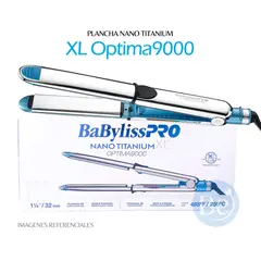 BABYLISS PRO - Alisadora BabylissPro OPTIMA9000 Nano Titanium XL 32mm - BNT9000TXLPE