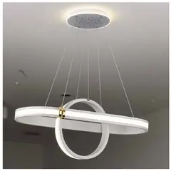 GENERICO - Lámpara colgante LED moderna 60cm