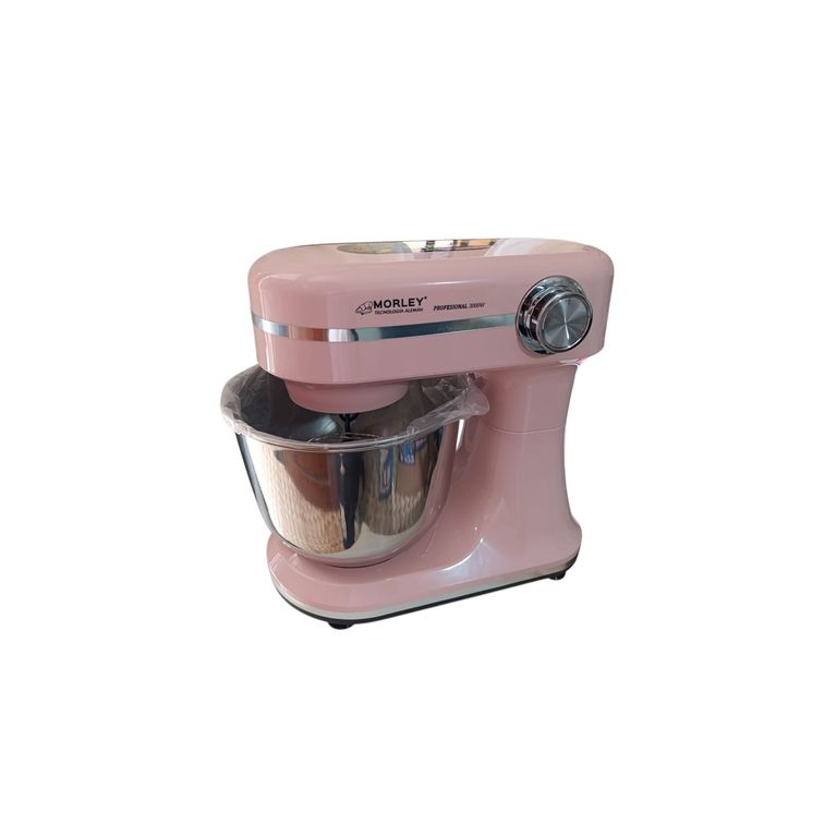 Batidora Planetaria Profesional Morley 3000 Watts 12 Velocidades Rosado Garantia 1 año