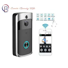 PUREPOWER - Cámara de Timbre de Video Inteligente WiFi,  Detección de Movimiento PIR, Para Seguridad en el hogar
