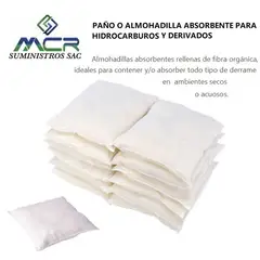 GENERICO - ALMOHADILLA ABSORBENTE PARA HIDROCARBUROS Y DERIVADOS X 3UNIDADES