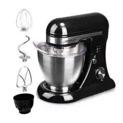 MORLEY - Batidora Planetaria Profesional Morley 3000 Watts 12 Velocidades Negra Garantia 1 año