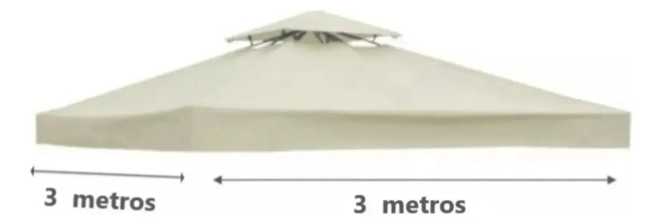 3x3 M Repuesto De Techo Para Toldo Pérgola