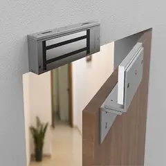 ZKTECO - AL-180 - CERRADURA ELECTROMAGNETICA PARA PUERTAS FUERZA DE RETENCION: 150 KG.