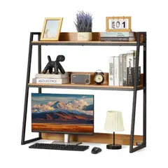 MASIVA HOME - Estante Industrial Mia Marron y negro - Masiva Home