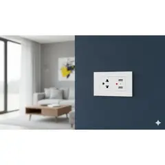 CUBULL - TOMACORRIENTE UNIVERSAL BLANCO 15A-250V  MAS 2 USB DC5V - 2100mA PACK 2