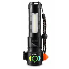 GENERICO - Linterna Led Potente 30w Senderismo Camping Recargable Usb