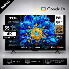 TCL - Televisor Tcl 55 QLED Premium 4k 55P8L Google TV