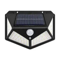 NUVORA - Luminaria Lampara Aplique Solar LED 8W con Sensor de Movimiento