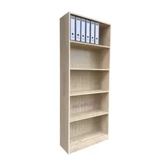 TEMEL - Estante de Oficina 5 Niveles Damasco 200 cm - Ideal para Archivadores