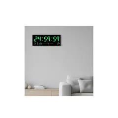 GENERICO - Reloj De Pared Digital Led Verde 220V PARA TODO TIPO DE NEGOCIOS