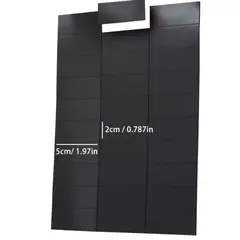 GENERICO - Piezas Magnéticas Adhesivas 30 Unidades 2x5 cm – Pegatinas Imantadas para Refrigerador, Manualidades