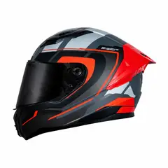 LS2 - CASCO LS2 FF810 VIGO FOKUS ROJO VISOR OSCURO Y CERT. ECE-2206