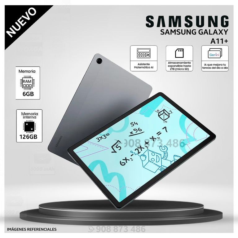 Tablet Samsung GALAXY TAB A11+ 6GB/128GB 11 Pulgadas - Graphite