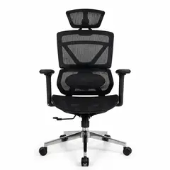 GENERICO - Silla de Oficina Ergonomica Haven 5A Pulse Atlas con Masajeador Pro Negro