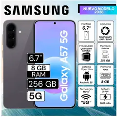 SAMSUNG - CELULAR GALAXY A57 5G 8RAM 256GB GRIS