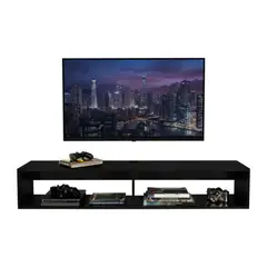 MASIVA HOME - Mesa de TV Flotante Esme 65 Negro - Masiva Home