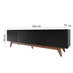 MASIVA HOME - Mesa de TV para sala Natalie 75 Plomo - Masiva Home