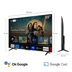 TCL - Televisor TCL 55” 55V6C UHD 4K Smart TV 2025