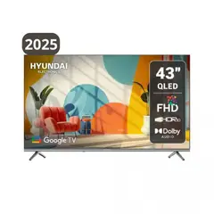 HYUNDAI - Televisor HYUNDAI QLED 43"  FHD Smart TV Google TV HYLED4326QG