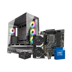 MSI - PC Gamer Intel i7-14700F - RTX 5060 8GB - 32GB DDR5 5600MHz - SSD 1TB NVMe Gen4 - WiFi