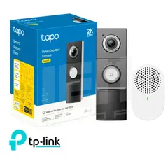 TP LINK - Timbre Inteligente Tp-Link Tapo D235 2K Cámara Detección IA Noche Color IP66