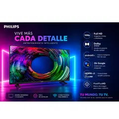 PHILIPS - TELEVISOR PHILIPS HD SMART LED 32″ ANDROID 32PHD6917