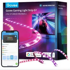 GOVEE - Tira de luz LED inteligente Govee Gaming Monitor G1 para monitores de 27 a 34 pulgadas.