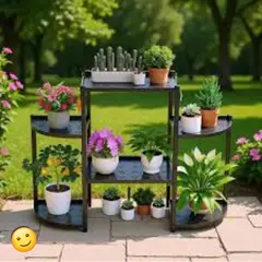 GENERICO - MACETERO FLORERO DE 3 NIVELES SUPER BONITO