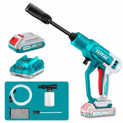 Total Tools - Hidrolavadora Inalámbrica TOTAL 20V 1 Batería y Cargador TPWLI20362