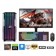 GENERICO - Pc Ryzen 9 9950X Propc Haf 700 Evo Titanium 32-2Tb-32" Geforce Rtx 5090 32Gb, W11Pro