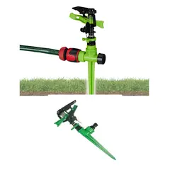 GENERICO - Riego De Grandes Superficies Aspersor Jardin Con Estaca 3 UND