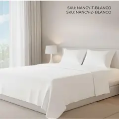 NANCY'S COLLECTION - Sábana Nancy Original Especial Blanco - 2 Plazas