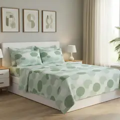 NANCY'S COLLECTION - Sábana Nancy Original Especial Estampada - 2 Plazas - Verde
