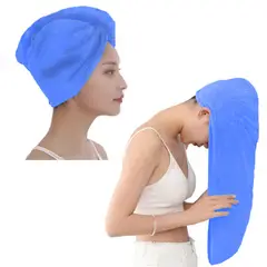GENERICO - Toalla Gorro Secado Cabello micro fibra Ducha Playa Absorbente