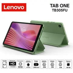 LENOVO - Tablet Lenovo Tab One Wi-Fi 8.7"  HD 4GB RAM 128GB + Folio Case - Green