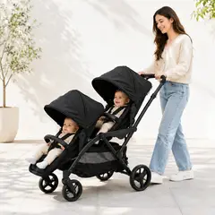Babykiss - COCHE DOBLE DE BEBÉ DUO LUX PREMIUM BABYKISS