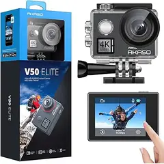 AKASO - AKASO CAMARA DEPORTIVA V50 Elite 4K60fps CON ACCESORIOS