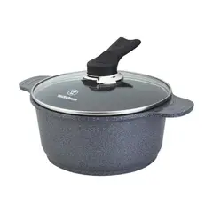 Westinghouse - Olla antiadherente cerámica 5 Generación 24cm con tapa gris