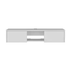 FMFURNITURE - Panel Tv 49 Con 2 Puertas Fm-011B - Blanco