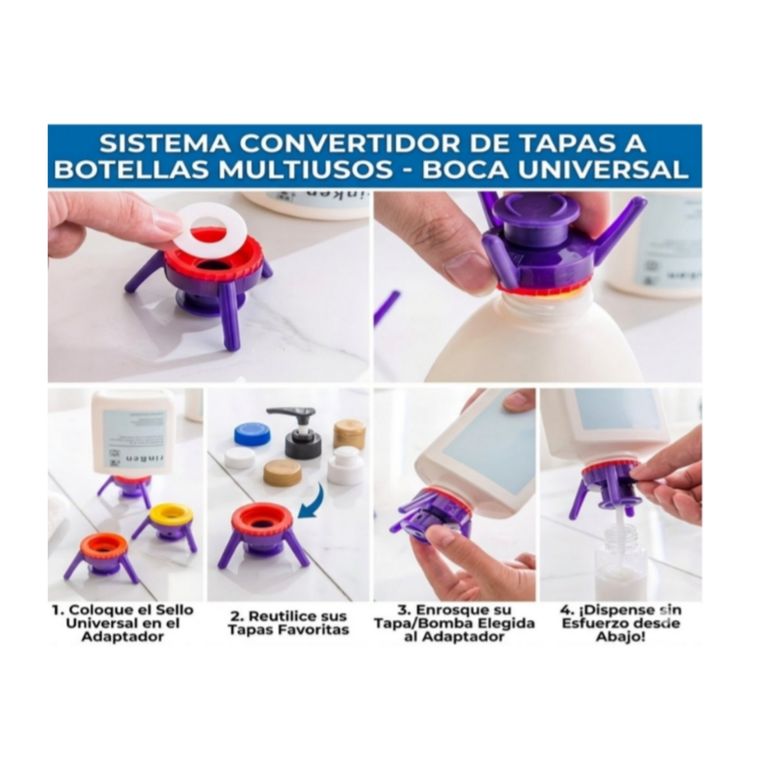 Trípode F Con Tapa De Botella Invertida Multifuncional