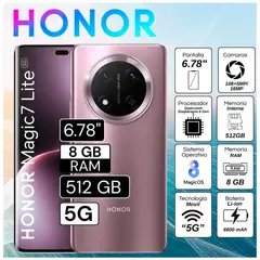 HONOR - HONOR MAGIC 7 LITE 8RAM 512GB MORADO